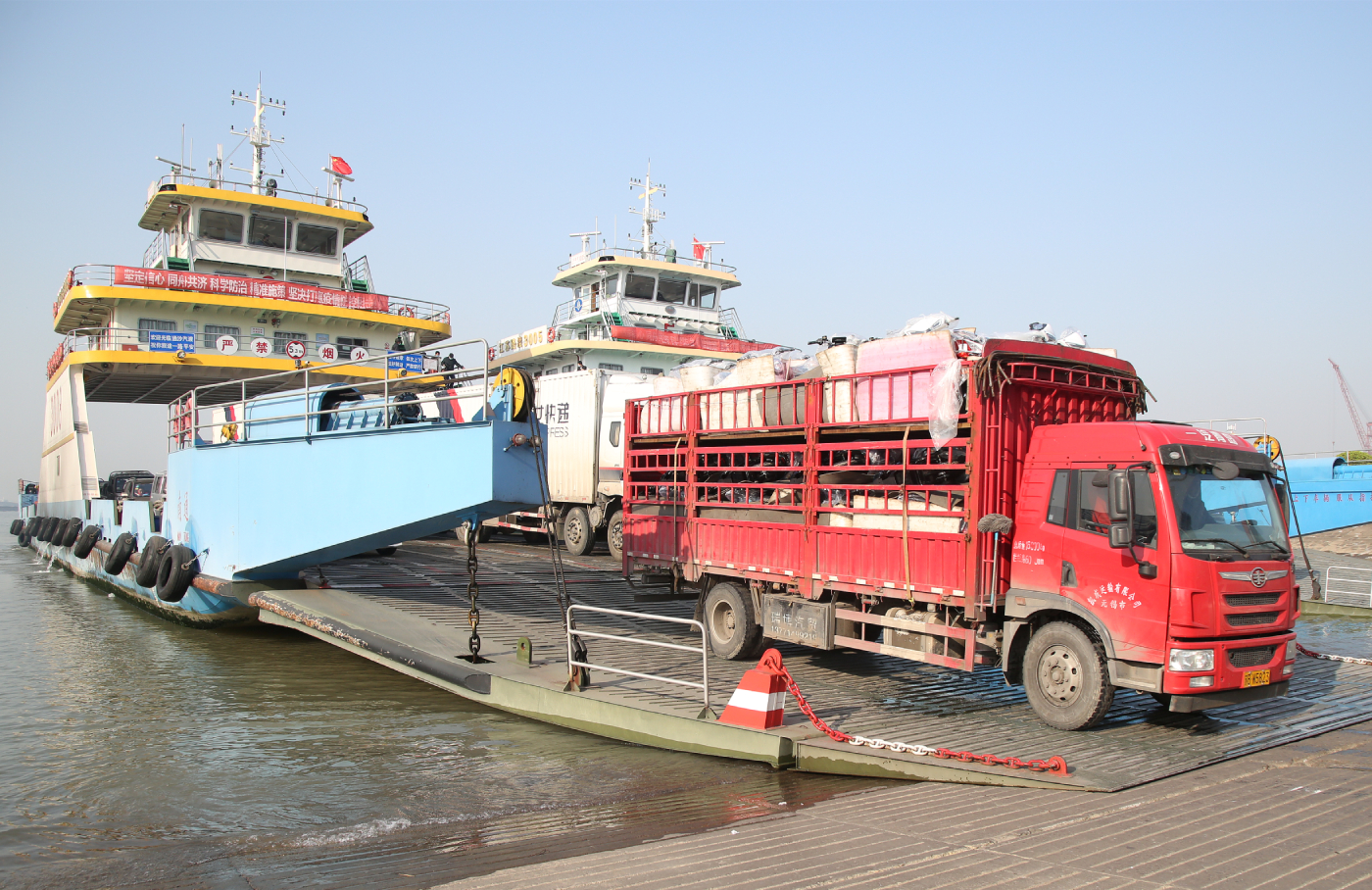南通6家长江汽渡全面复航
