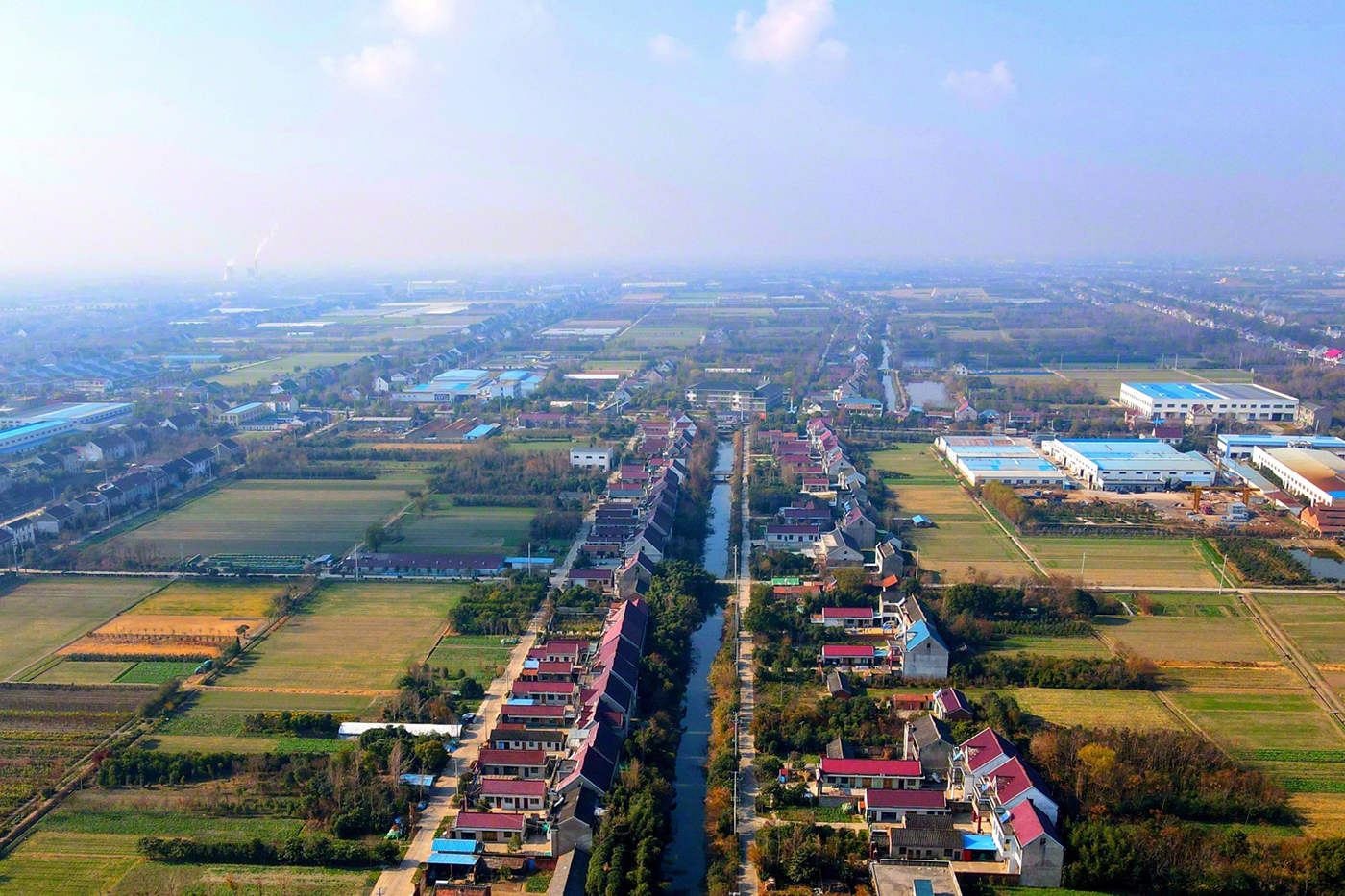 如皋冬日田园美