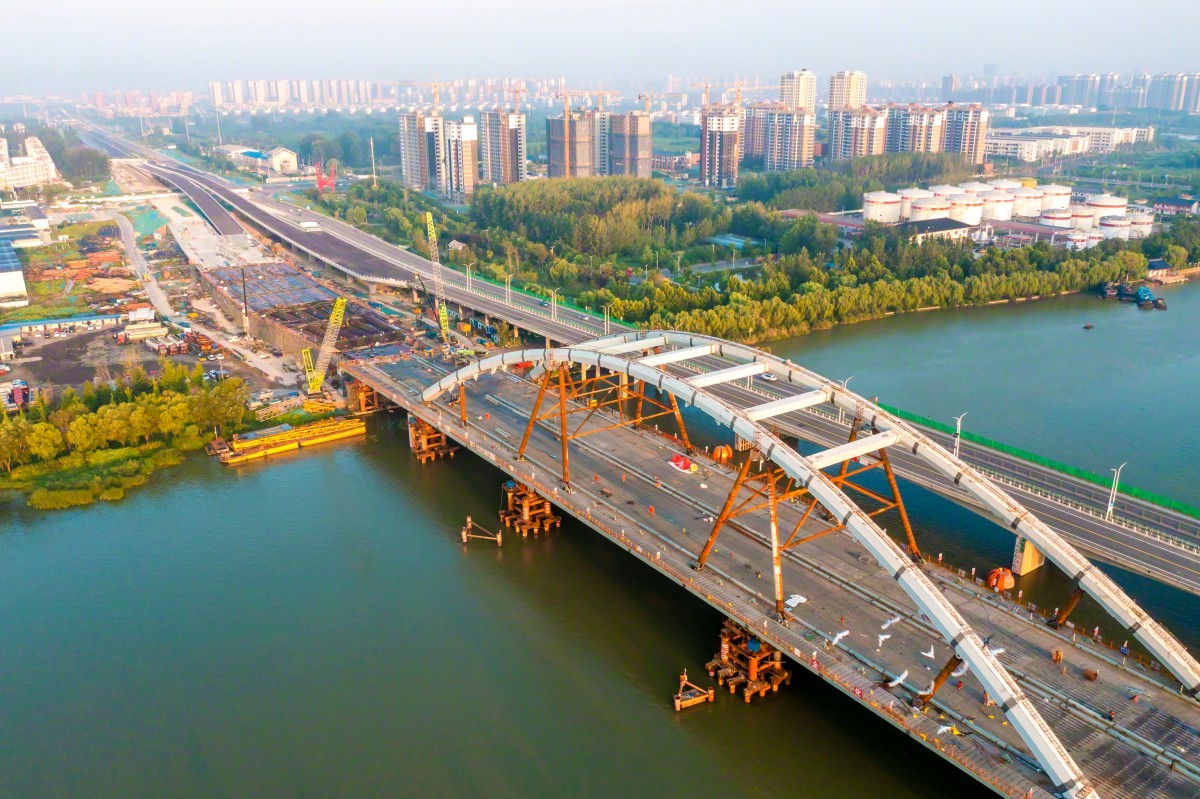 宿迁建设跨京杭运河特大桥