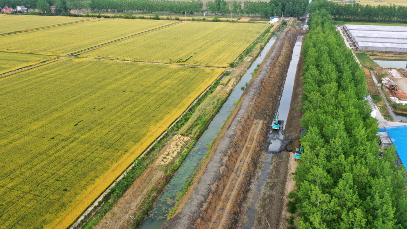 淮安疏浚整治农村河道再现农村绿水清源